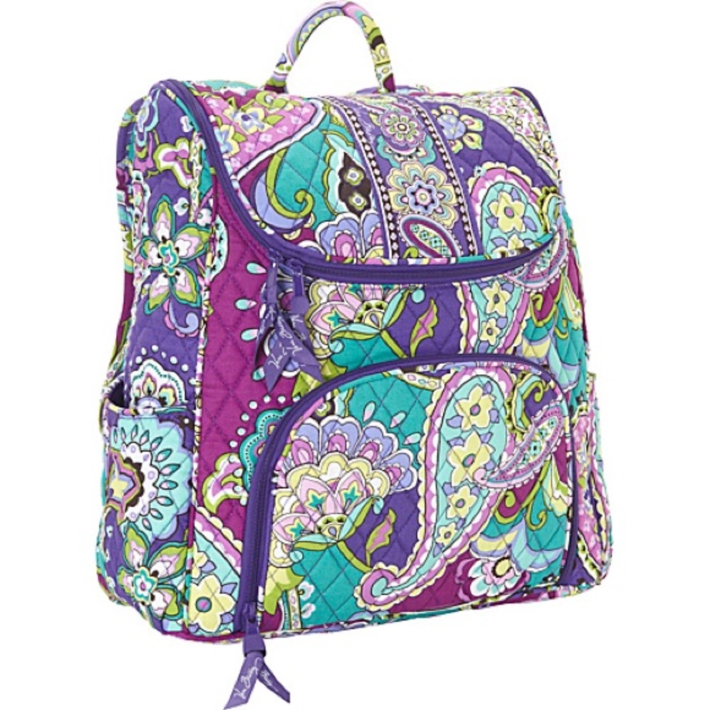Vera Bradley laptop backpack “heather” print